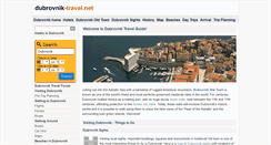 Desktop Screenshot of dubrovnik-travel.net