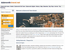 Tablet Screenshot of dubrovnik-travel.net
